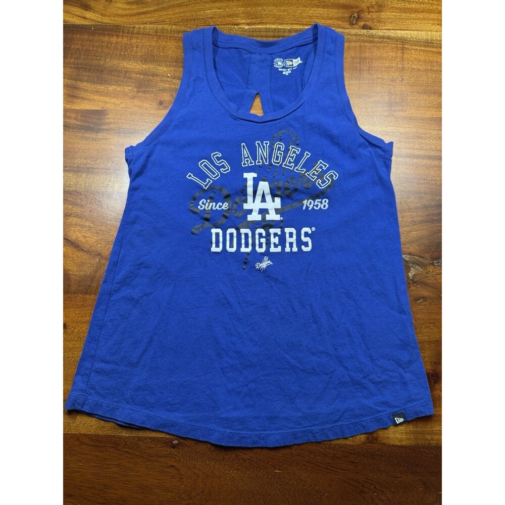 New Era Los Angeles Dodgers Open Back Women’s Tank Top Sz XS MLB Baseball